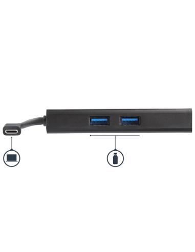 StarTech.com Adaptador Multipuertos USB-C - Docking Station Portátil USB-C 4K HDMI - con Entrega de Potencia de 60W - GbE - Hub 