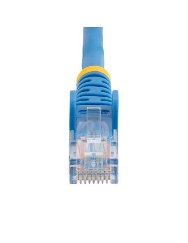 StarTech.com Cable de Red de 0,5m Azul Cat5e Ethernet RJ45 sin Enganches