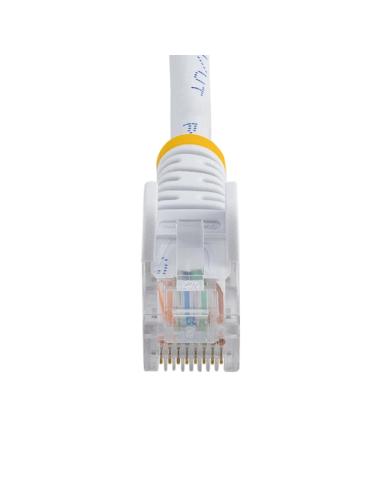 StarTech.com Cable de Red de 0,5m Blanco Cat5e Ethernet RJ45 sin Enganches