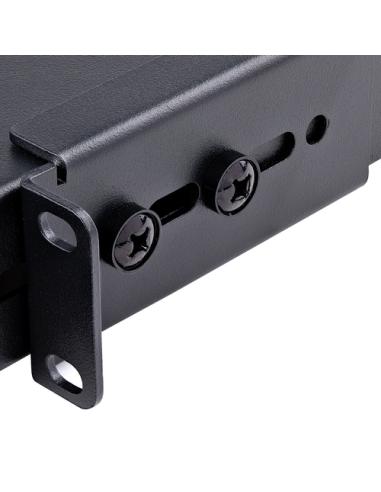 StarTech.com Estante Bandeja 1U Ventilada Ajustable para Montaje en Rack de Servidores - 150kg - de 19,5 a 38in (49,5 a 96,5cm) 