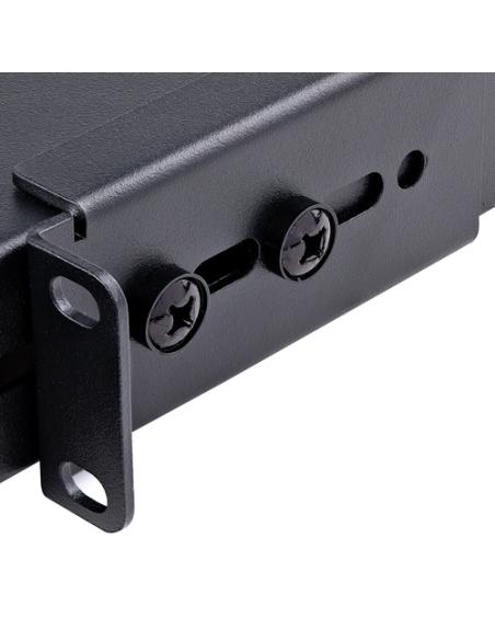 StarTech.com Estante Bandeja 1U Ventilada Ajustable para Montaje en Rack de Servidores - 150kg - de 19,5 a 38in (49,5 a 96,5cm) 