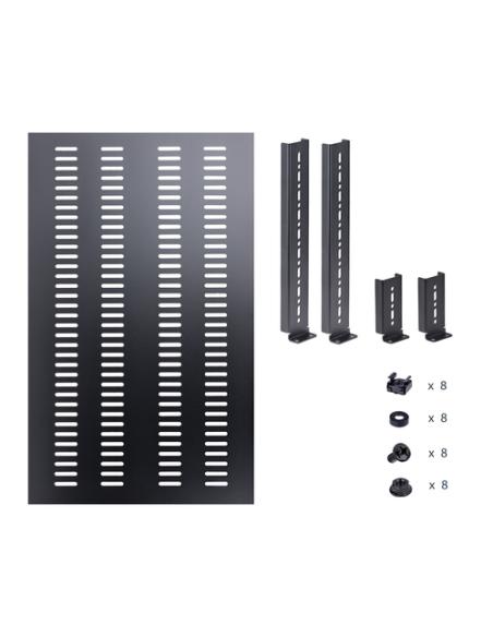 StarTech.com Estante Bandeja 1U Ventilada Ajustable para Montaje en Rack de Servidores - 150kg - de 19,5 a 38in (49,5 a 96,5cm) 