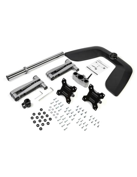 StarTech.com Soporte VESA de Escritorio para Dos Monitores - Soporte Ergonómico para Pantallas hasta 32" con Montaje VESA - Sopo