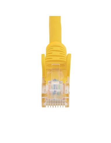 StarTech.com Cable de 1m Amarillo de Red Fast Ethernet Cat5e RJ45 sin Enganche - Cable Patch Snagless