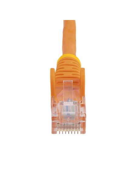 StarTech.com Cable de Red de 7m Naranja Cat5e Ethernet RJ45 sin Enganches