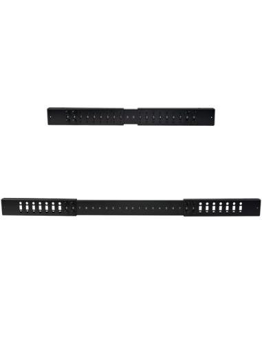 StarTech.com Rack 18U Móvil de Marco Abierto de 4 Columnas para Servidores - Rack de Cuatro Columnas de 19 Pulgadas para Equipo 