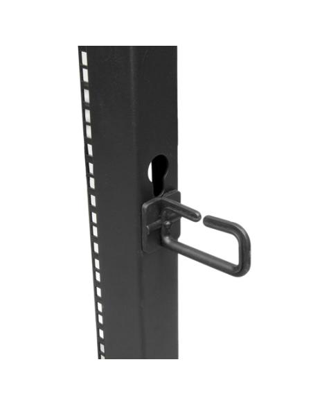 StarTech.com Rack 42U Móvil de Marco Abierto de 4 Columnas para Servidores - Rack de Cuatro Columnas de 19 Pulgadas para Equipo 