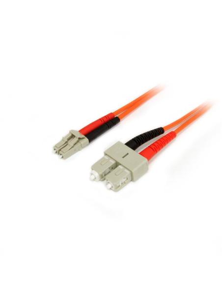 StarTech.com Cable Patch de Fibra Duplex Multimodo 50/125 1m LC - SC