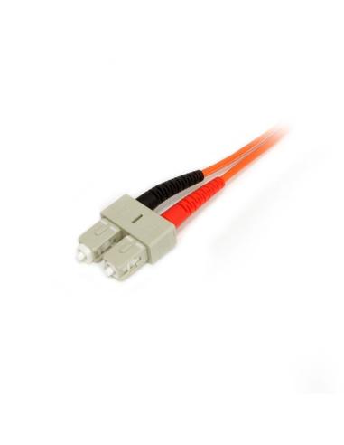 StarTech.com Cable Patch de Fibra Duplex Multimodo 50/125 1m LC - SC