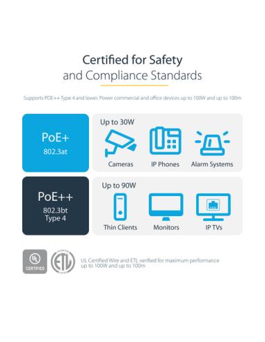 StarTech.com Cable 7m Ethernet CAT6a - Cable de Red de 10 Gigabits Blindado Snagless RJ45 PoE de 100W - Latiguillo STP de 10GbE 