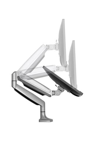 StarTech.com Brazo Ergonómico de Escritorio para Monitor VESA hasta 9kg - de Servicio Pesado - Movimiento Total, Altura Ajustabl