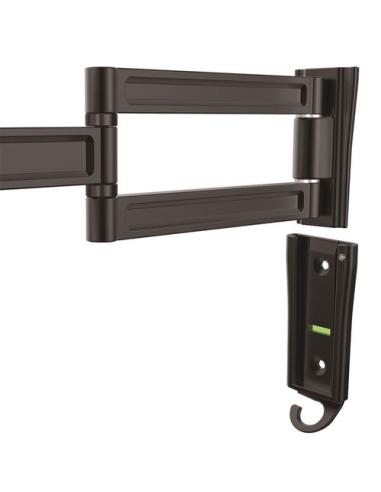 StarTech.com Soporte de pared de doble giro para monitor - Montura VESA para Pantallas de hasta 27 Pulgadas