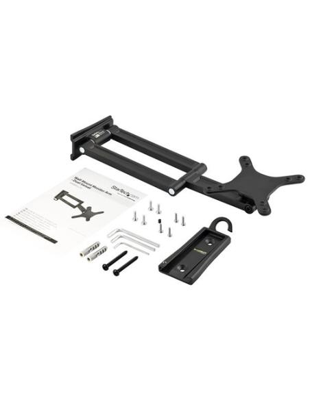 StarTech.com Soporte de pared de doble giro para monitor - Montura VESA para Pantallas de hasta 27 Pulgadas