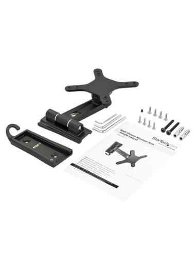 StarTech.com Soporte de pared de un solo giro para monitor - Montura VESA para Pantallas de hasta 27 Pulgadas