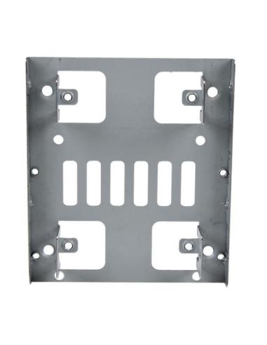 StarTech.com Bracket Adaptador Bandeja de Montaje 2 Unidades de Disco Duro HDD de 2,5" a Bahía de 3,5 Pulgadas
