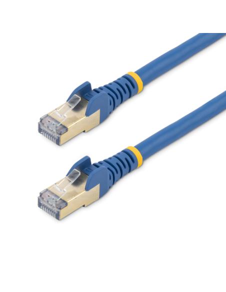 StarTech.com C6ASPAT10BL cable de red Azul 3 m Cat6a U/FTP (STP)