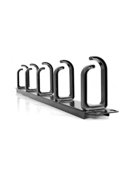 StarTech.com Panel 1U de 19 Pulgadas para Gestión de Cableado con Anillas en D