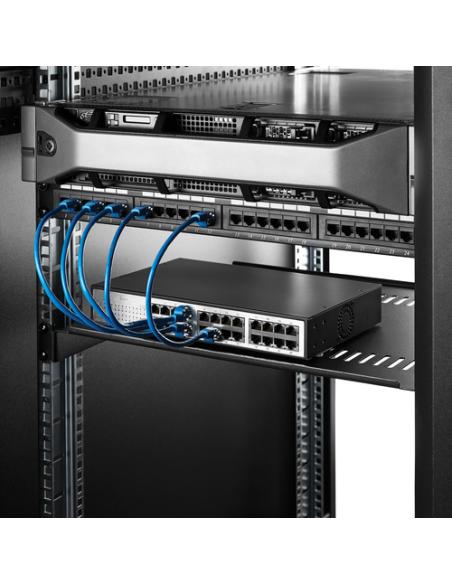 StarTech.com Bandeja Estante Ventilado de 1U para Armario Rack de Servidores de 19 Pulgadas - de 16 Pulgadas de Profundidad - de