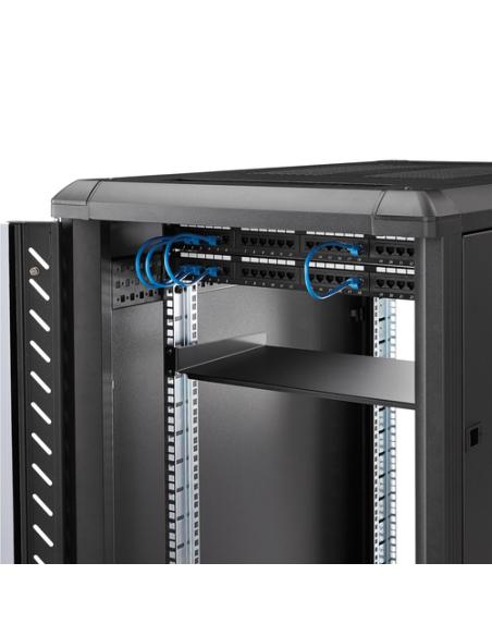 StarTech.com Bandeja Estante de 1U para Armario Rack de Servidores - de 10 Pulgadas (254mm) de Profundidad - en Acero de Servici