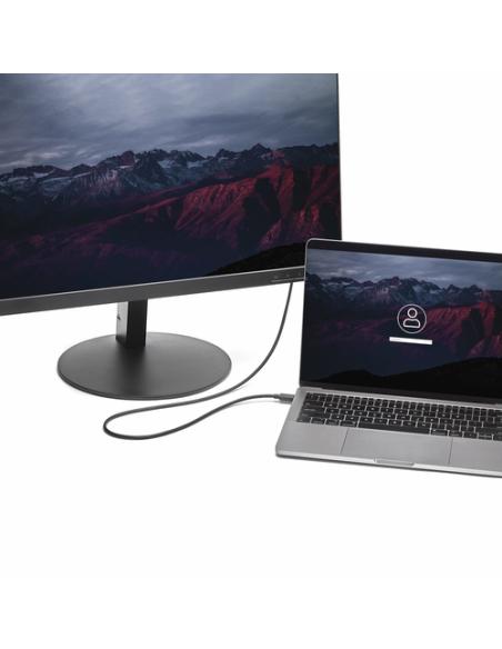 StarTech.com Cable 1m USB C a DisplayPort 1.2 de 4K a 60Hz - Adaptador Convertidor USB Tipo C a DisplayPort - HBR2 - Conversor U