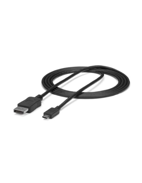 StarTech.com Cable 1,8m USB C a DisplayPort 1.2 de 4K a 60Hz - Adaptador Convertidor USB Tipo C a DisplayPort - HBR2 - Conversor