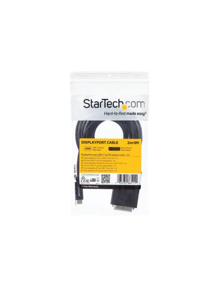 StarTech.com Cable de 2m USB-C a DVI - 1920 x 1200 - Negro