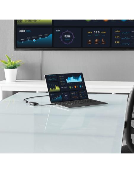 StarTech.com Adaptador USB C a VGA - Negro - 1080p - Convertidor de Vídeo para su MacBook Pro - Dongle de Pantalla USB Tipo C a 