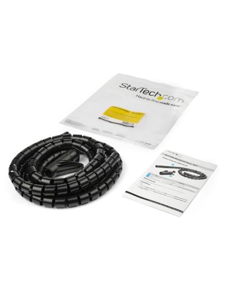 StarTech.com Manga de 1,5m en Espiral para Gestión de Cableado con Diámetro de 25mm