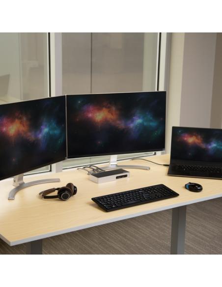 StarTech.com Replicador de Puertos USB 3.0 - Docking Station de Portátil para Dos Pantallas con Vídeo HDMI & DVI/VGA - Ladrón Hu