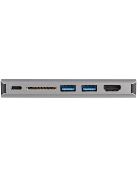 StarTech.com Adaptador Multipuertos USB-C - Mini Docking Station para Viajes con HDMI de 4K o VGA de 1080p - con Hub Ladrón USB 