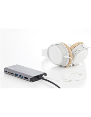 StarTech.com Adaptador Multipuertos USB-C - Mini Docking Station para Viajes con HDMI de 4K o VGA de 1080p - con Hub Ladrón USB 
