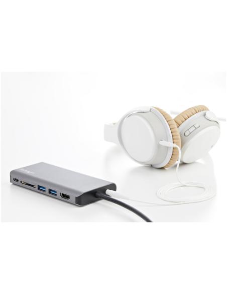 StarTech.com Adaptador Multipuertos USB-C - Mini Docking Station para Viajes con HDMI de 4K o VGA de 1080p - con Hub Ladrón USB 