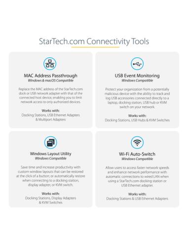 StarTech.com Adaptador Multipuertos USB-C - Mini Docking Station para Viajes con HDMI de 4K o VGA de 1080p - con Hub Ladrón USB 
