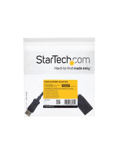 StarTech.com Adaptador de Vídeo DisplayPort a HDMI - Conversor DP - 1920x1200 - Pasivo