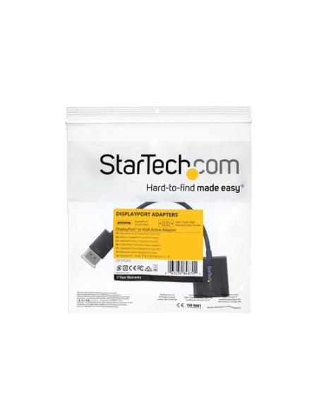 StarTech.com Adaptador Conversor DisplayPort 1.2 a VGA - Convertidor DP a VGA HD15 - 1920x1200