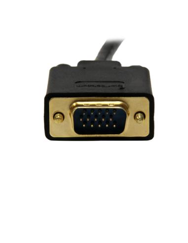 StarTech.com Cable 3m de Vídeo Adaptador Conversor DisplayPort DP a VGA - Convertidor Activo - 1080p - Negro