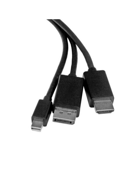 StarTech.com Cable Conversor HDMI, DisplayPort o Mini DisplayPort a HDMI de 2m - Adaptador DP y Mini DP