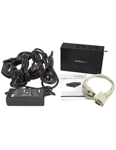 StarTech.com Conversor de Medios Ethernet de Cobre a Fibra de 10 Gigabits - Gestionado - con SFP+ Abierto