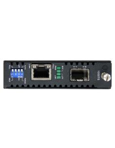 StarTech.com ET91000SFP2 Conversor de Medios Gigabit Ethernet UTP RJ45 a Fibra con una Ranura SFP Disponible, 1250 Mbit/s, 2