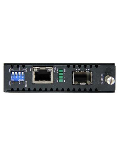 StarTech.com Conversor de Medios Gigabit Ethernet UTP RJ45 a Fibra con una Ranura SFP Disponible