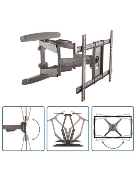 Ventronic Soporte de pared para TV de Pantalla Plana - Montura para Pantallas LCD LED de 32 a 70 Pulgadas