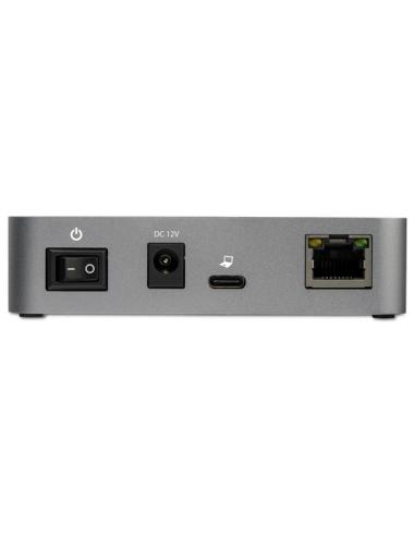 StarTech.com Hub USB-C de 3 Puertos con Puerto de Red Ethernet - USB 3.2 Gen 2 (10Gbps) - Alimentado - 2xUSB-A 1xUSB-C