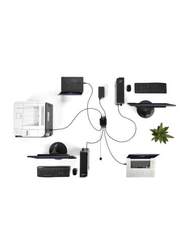 StarTech.com Switch Conmutador USB 3.0 (5Gbps) 4x4 para Compartir Dispositivos Periféricos