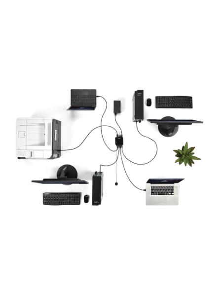 StarTech.com Switch Conmutador USB 3.0 (5Gbps) 4x4 para Compartir Dispositivos Periféricos