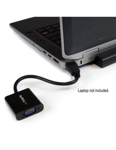 StarTech.com Adaptador Conversor de Vídeo HDMI a VGA HD15 - Cable Convertidor - 1920x1200 - 1080p