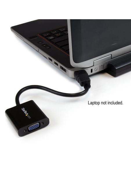 StarTech.com Adaptador Conversor de Vídeo HDMI a VGA HD15 - Cable Convertidor - 1920x1200 - 1080p