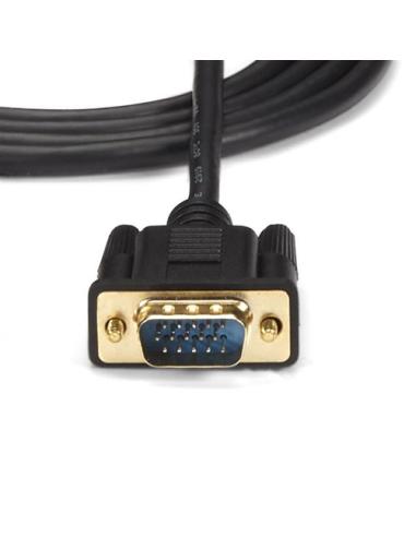 StarTech.com Cable de 3m Conversor Activo HDMI a VGA - Adaptador 1920x1200 1080p