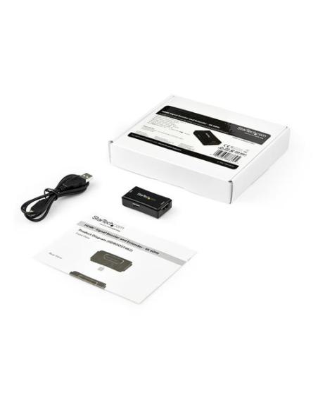 StarTech.com Repetidor Extensor Amplificador HDMI con 14m de Alcance - 4K de 60Hz