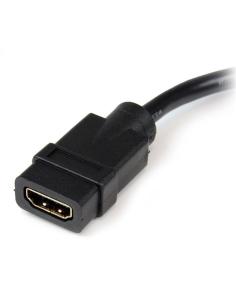 StarTech.com Adaptador de 20cm HDMI a DVI - DVI-D Macho - HDMI Hembra - Cable Conversor de Vídeo - Negro 2