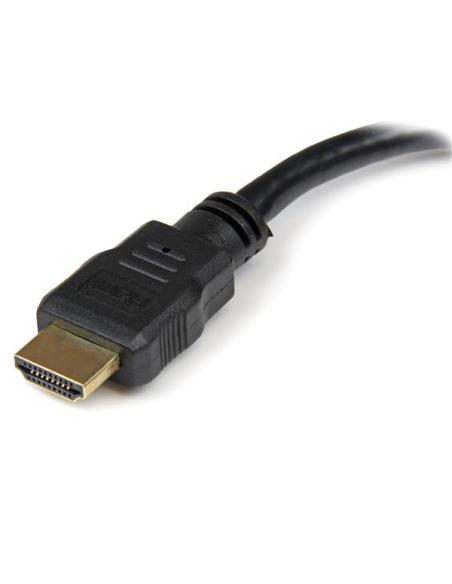 StarTech.com Adaptador de 20cm HDMI a DVI - DVI-D Hembra - HDMI Macho - Cable Conversor de Vídeo - Negro
